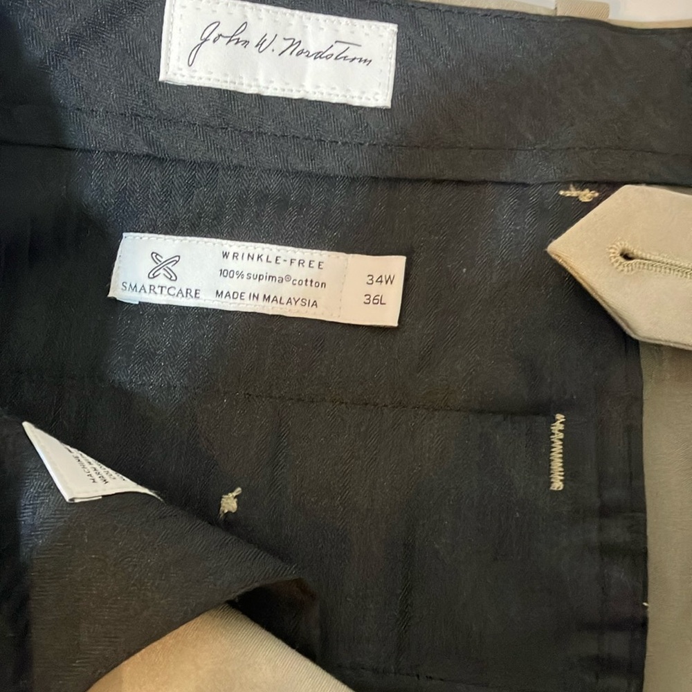 Nordstrom Casual Men Wrinkle Free Dress Pants
